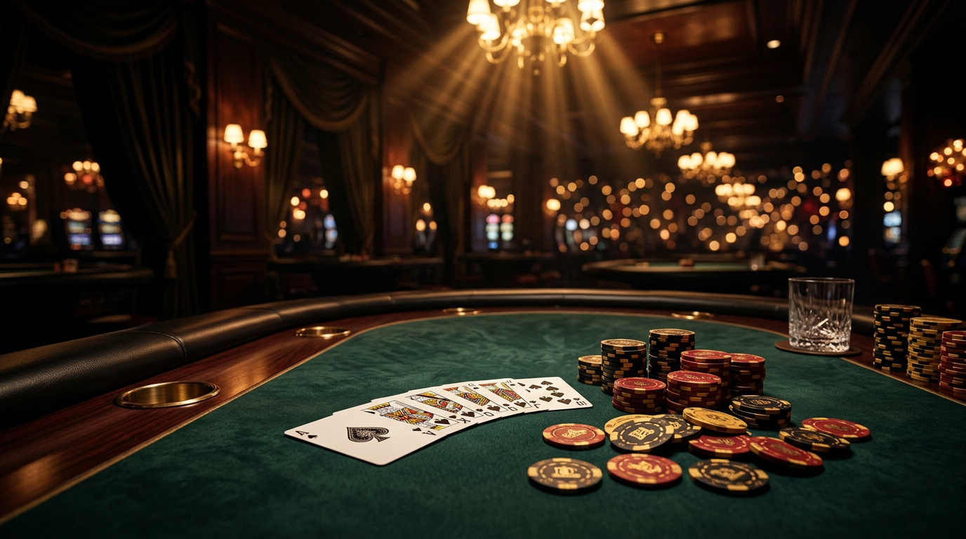 红龙poker在线扑克竞技平台专业赛事场景